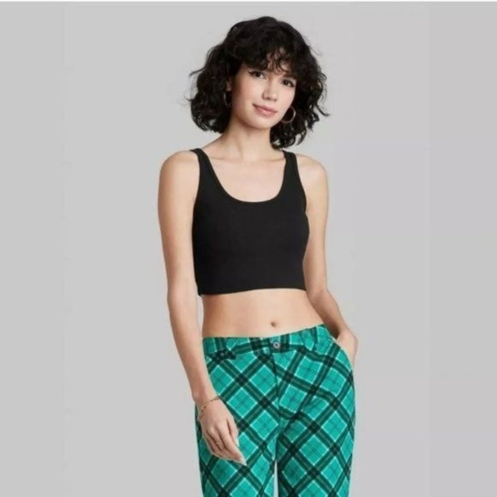 BUNDLE Wild Fable Black Cropped Tank Top XXL - Picture 2 of 16